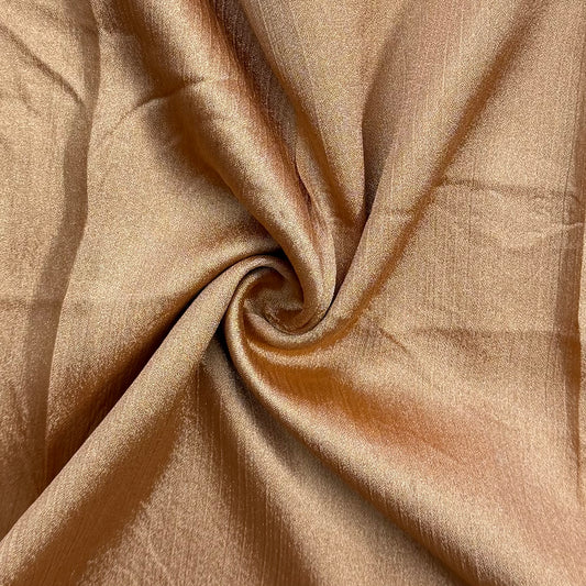 Crinkle Silk - Muted Copper