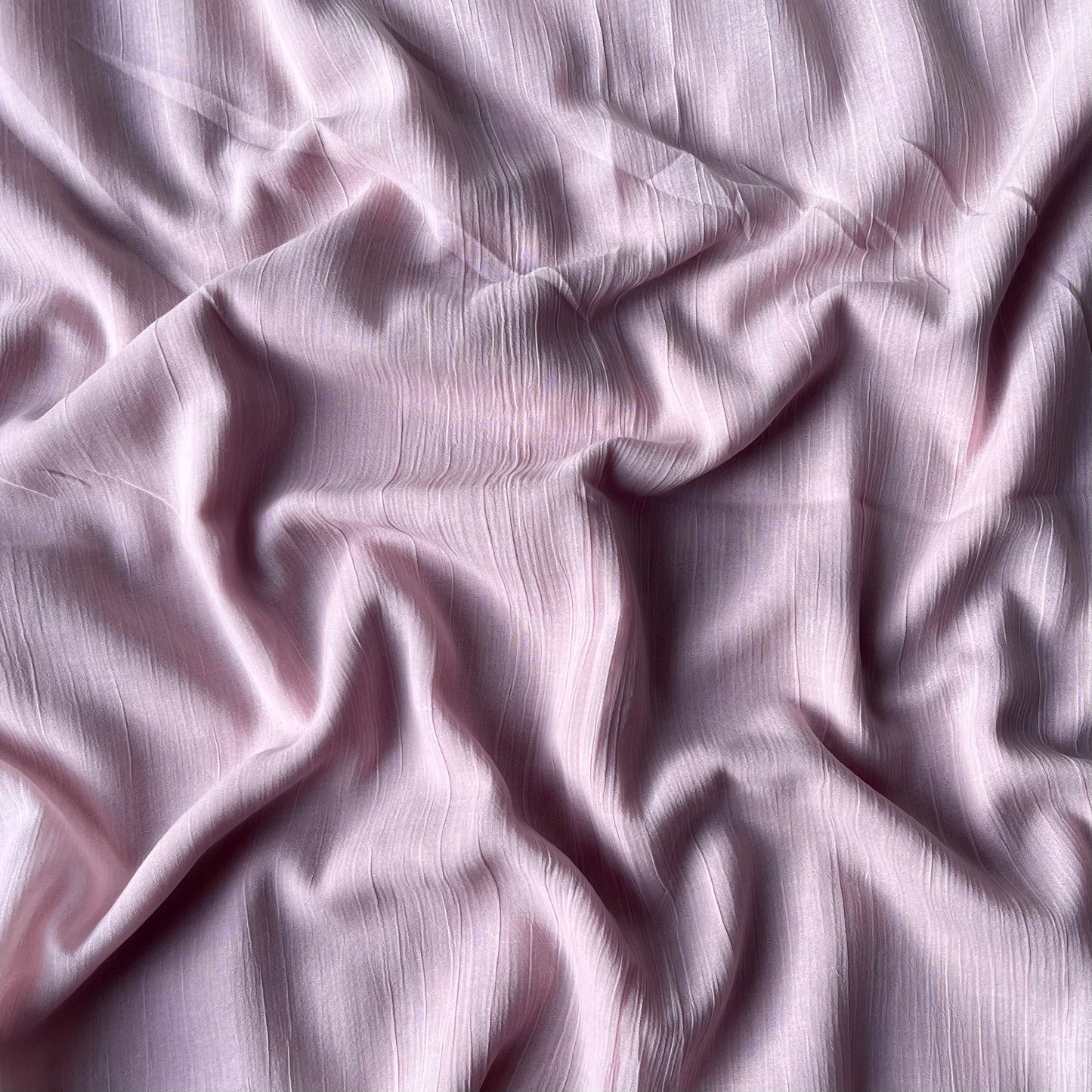 Crinkle Lawn - Powder Pink