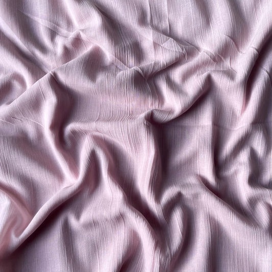 Crinkle Lawn - Powder Pink