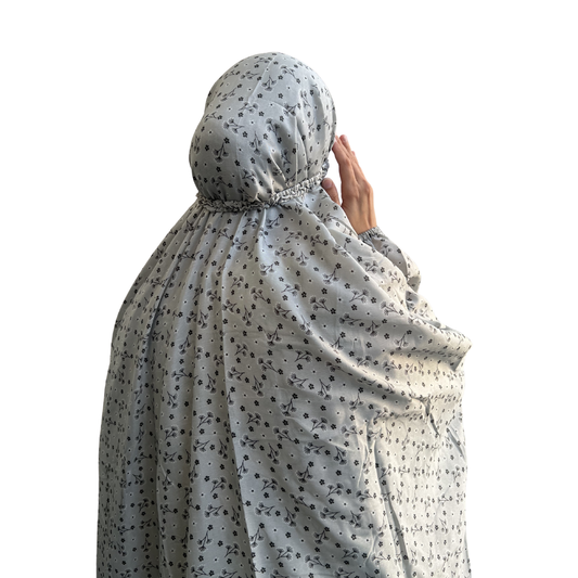 Namaz Chadar - Summer Pastels Grey