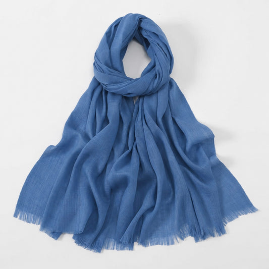 Turkish Lawn Large - Azure Blue