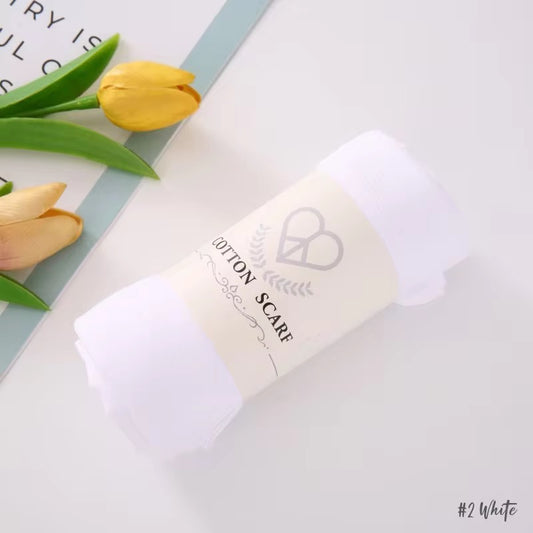 Crush Cotton - White