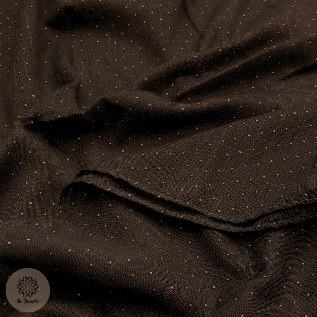 Gold Dotted Viscose