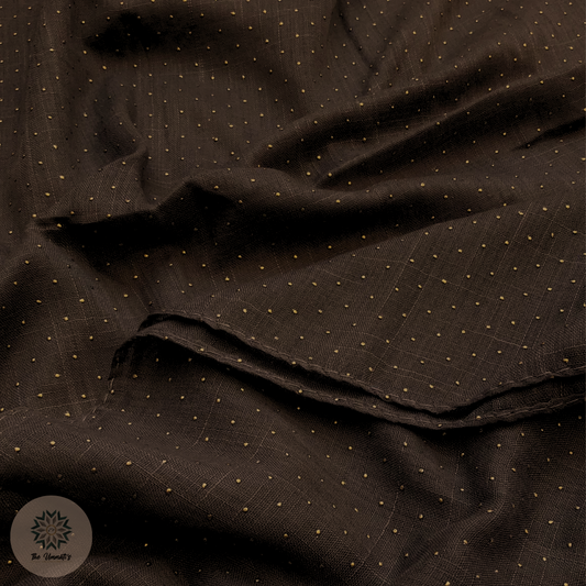 Gold Dotted Viscose