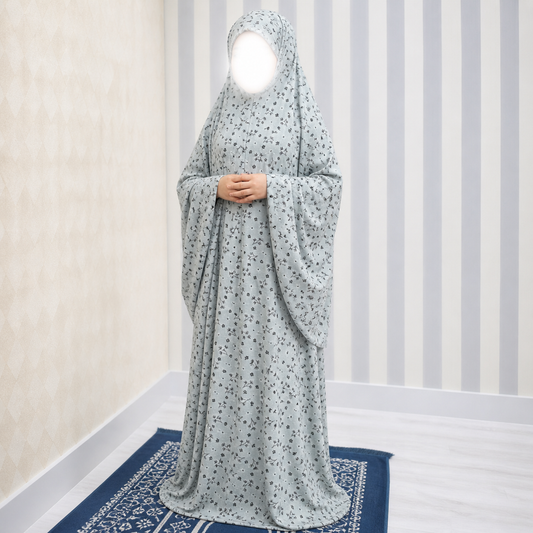 Kids Namaz Chadar - Summer Pastels Grey