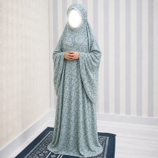 Kids Namaz Chadar - Summer Pastels Blue
