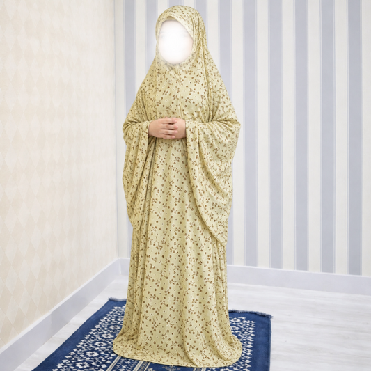 Kids Namaz Chadar - Summer Pastels Lime
