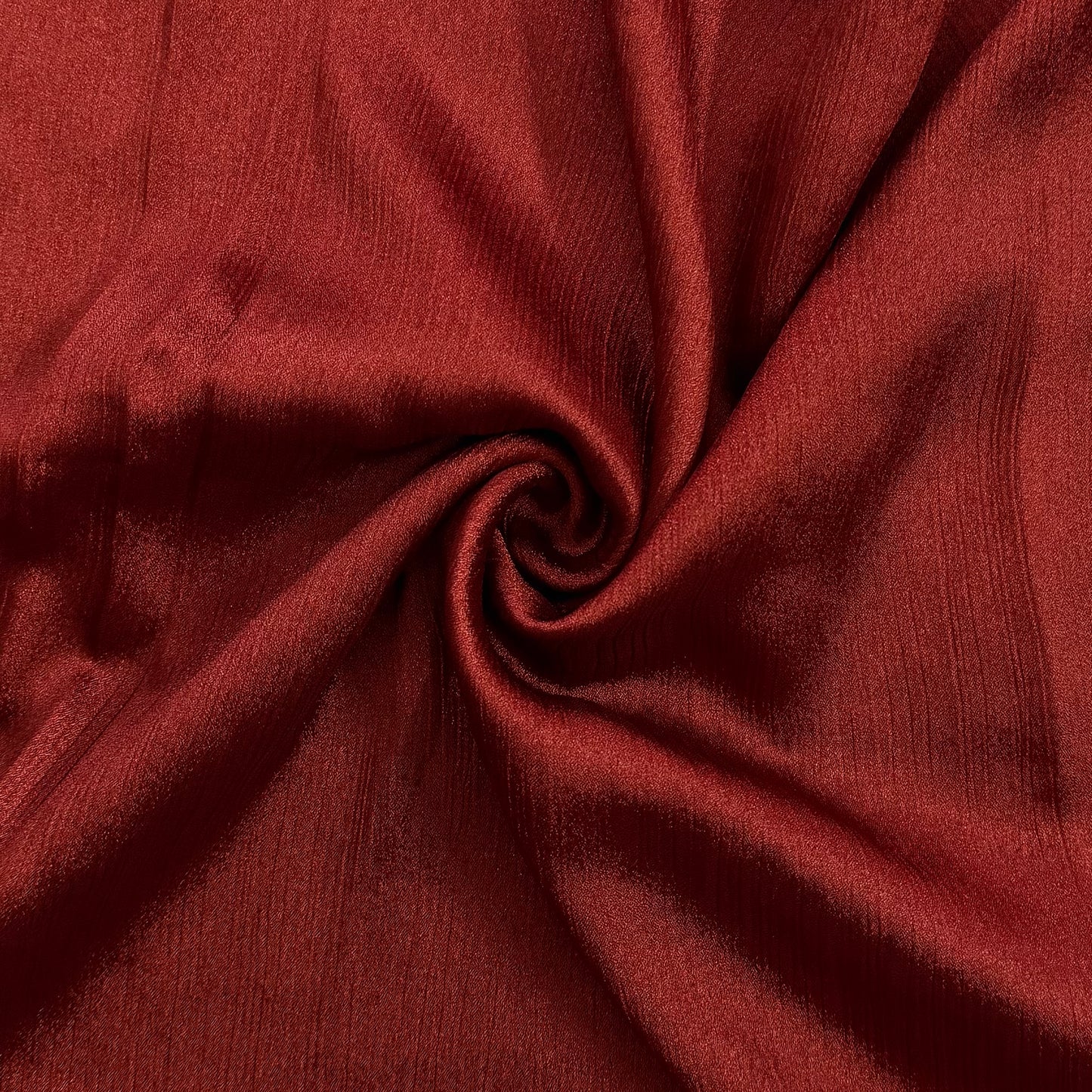 Crinkle Silk - Red Russet