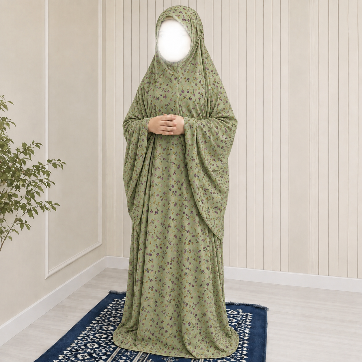 Kids Namaz Chadar - Meadow Sage