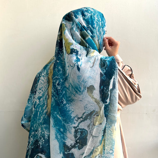Modal-like Lawn Hijab - Waves