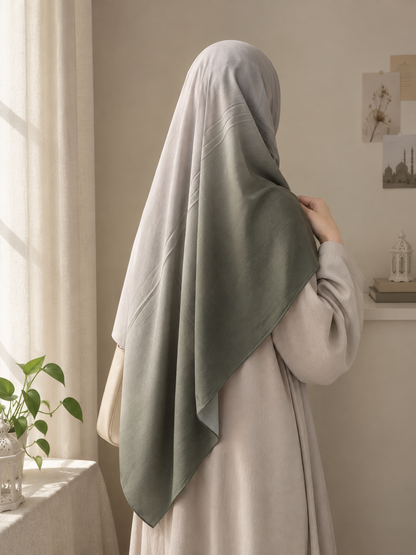 Ombre Modal Satin - Olive