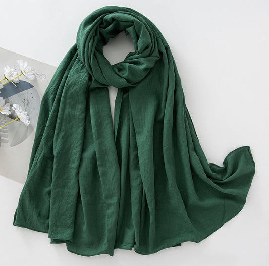 Crush Cotton - Dark Green