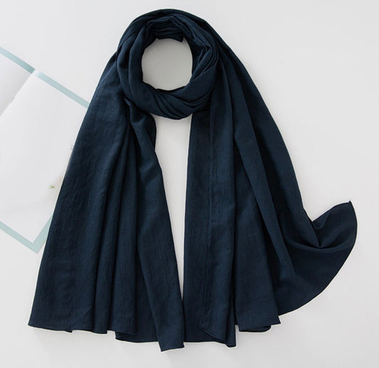 Crush Cotton - Dark Teal