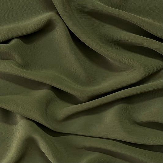 Crepe Georgette -  Moss Green