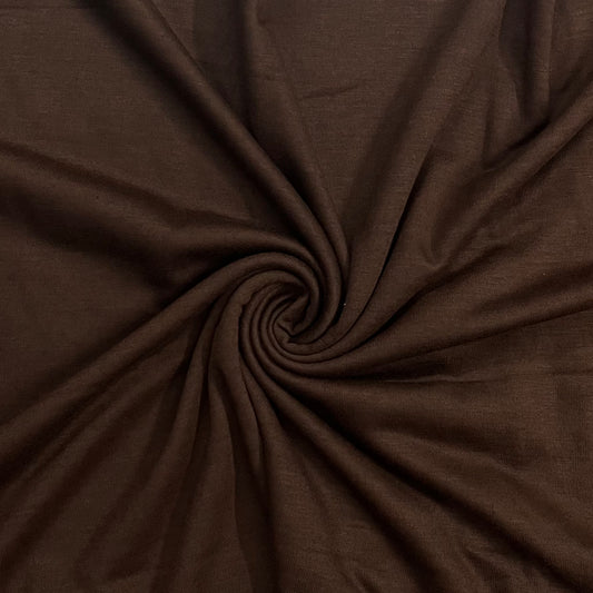 Plain Jersey - Dark Brown