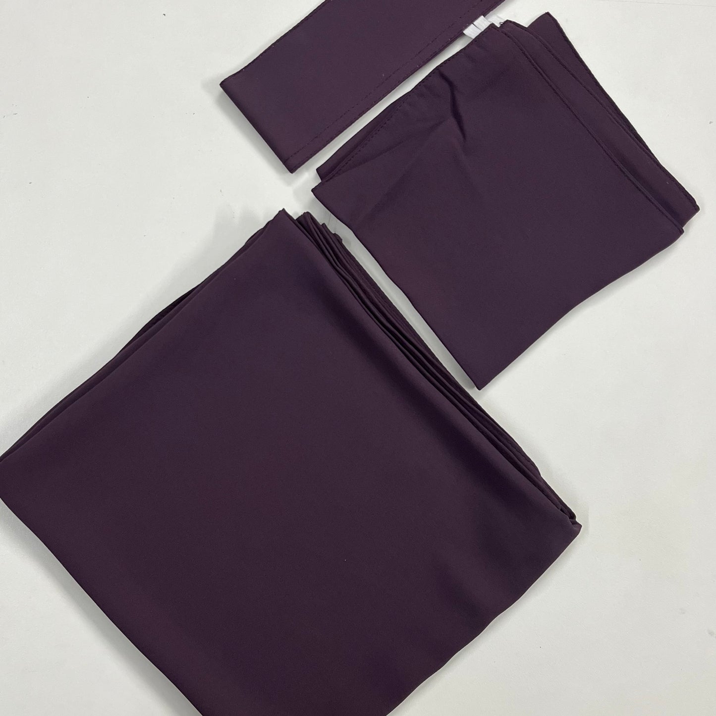 Large Hijab & Saudi Niqab - Dark Mauve