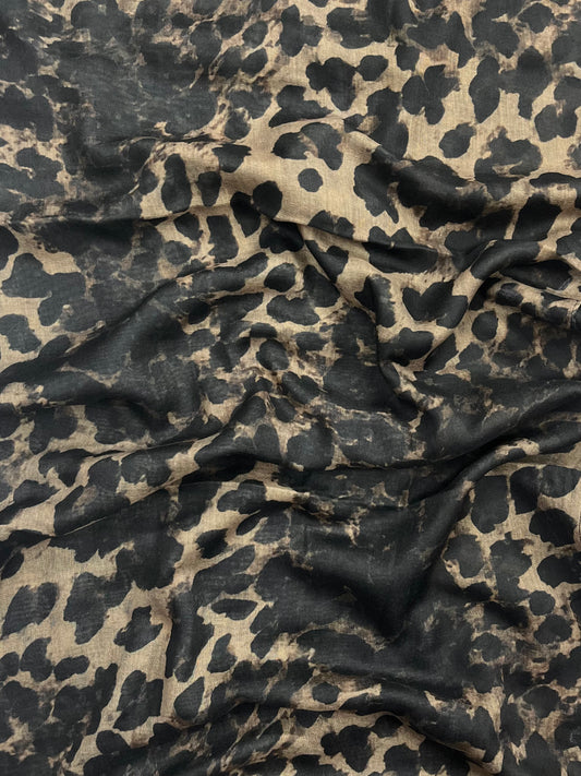 Printed Hijabs - Cheetah Print 2