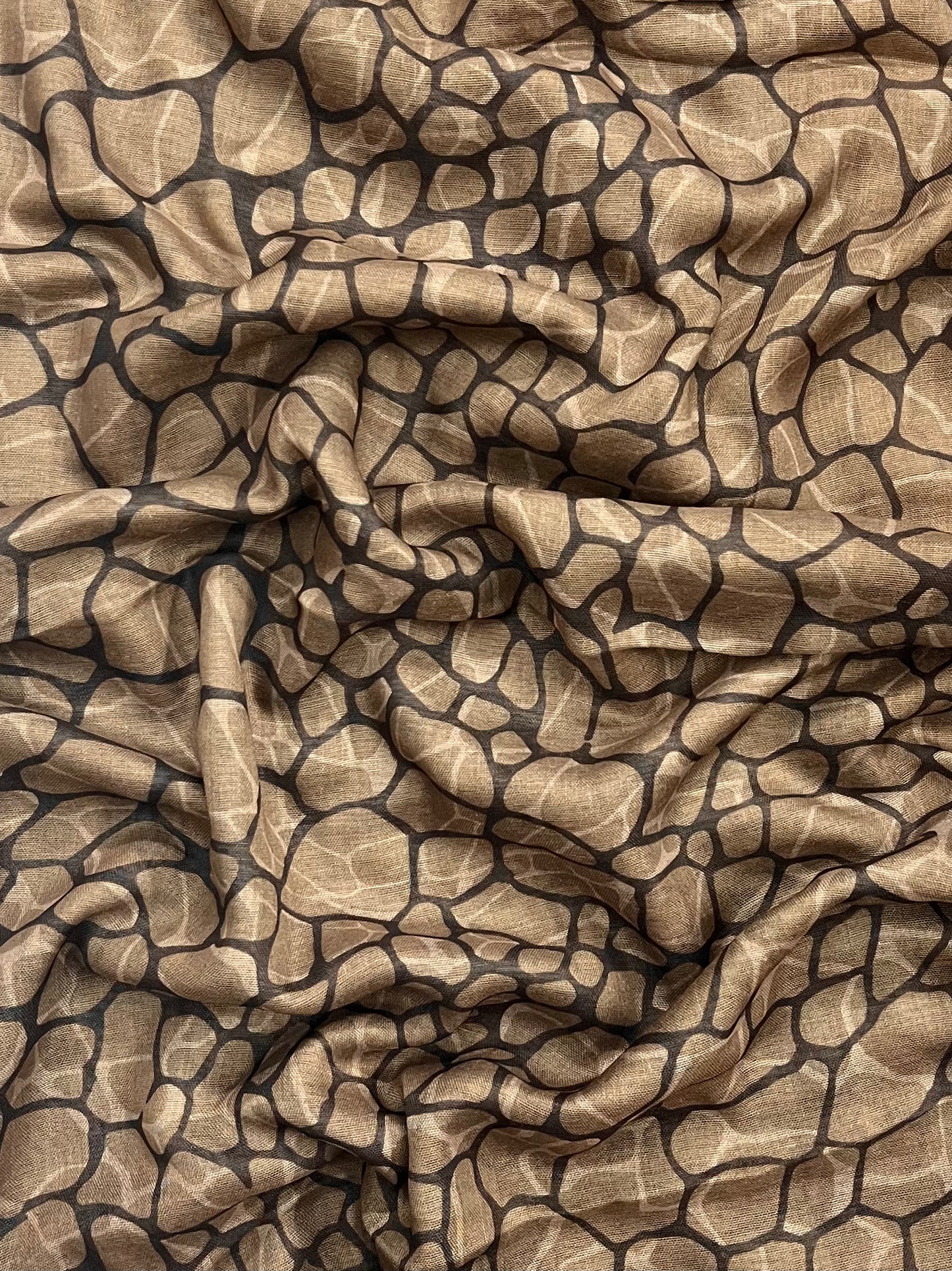 Printed Hijabs - Crocodile Print
