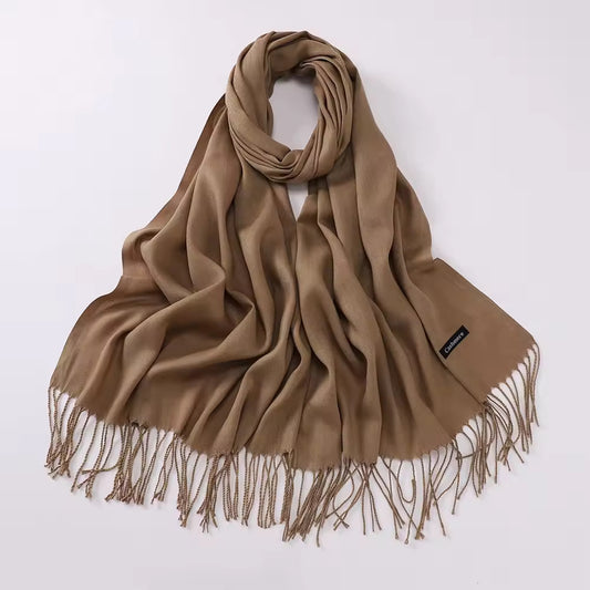 Cashmere Pashmina - Cocoa