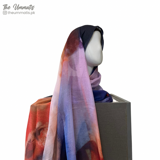Modal-like Lawn Hijab - Sunset