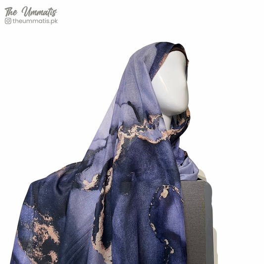 Modal-like Lawn Hijab - Purple Whispers