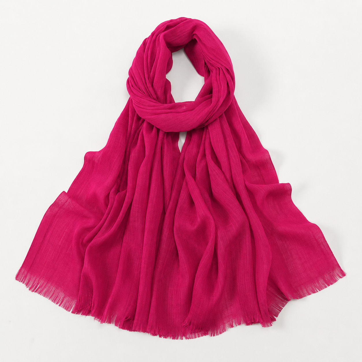 Turkish Lawn Large - Fuchsia
