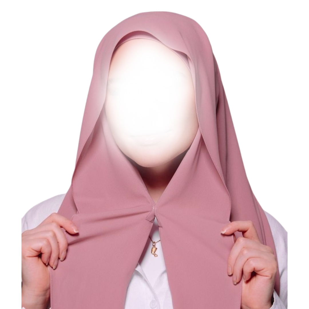 Instant Magnet Hijab - Light Pink