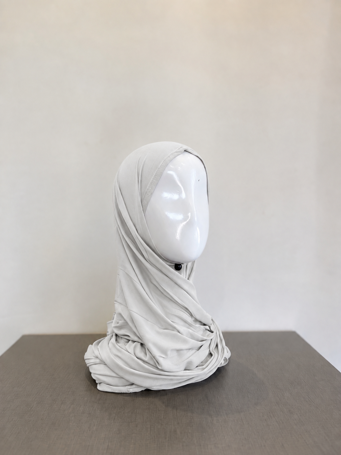 Bamboo Jersey Hijab - Silverish