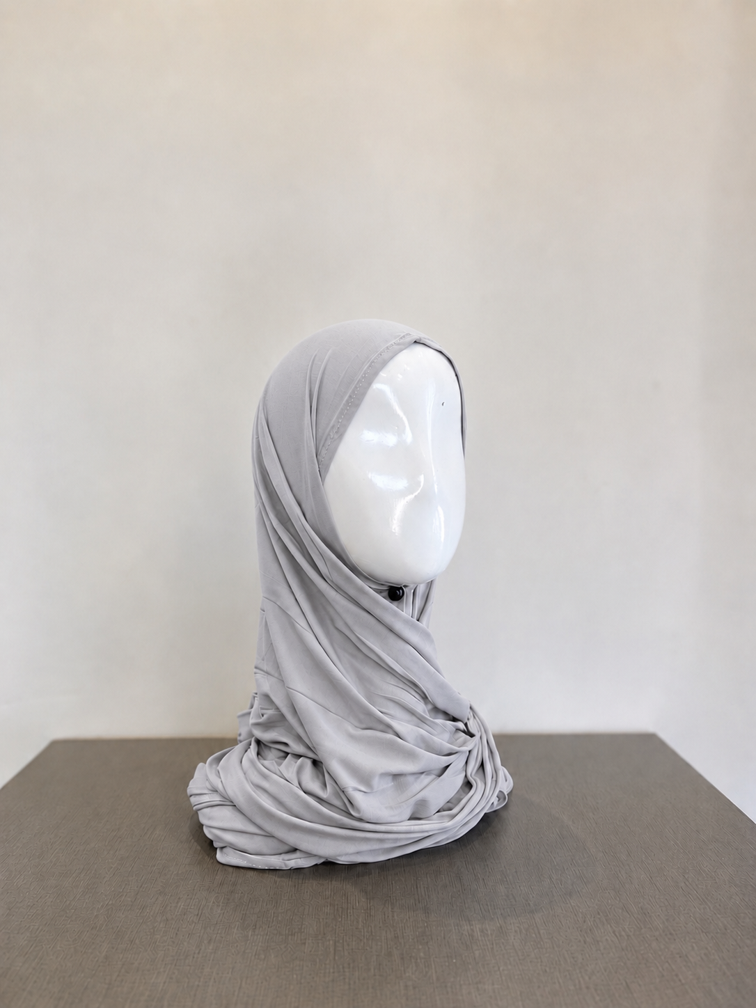 Bamboo Jersey Hijab - Light Grey