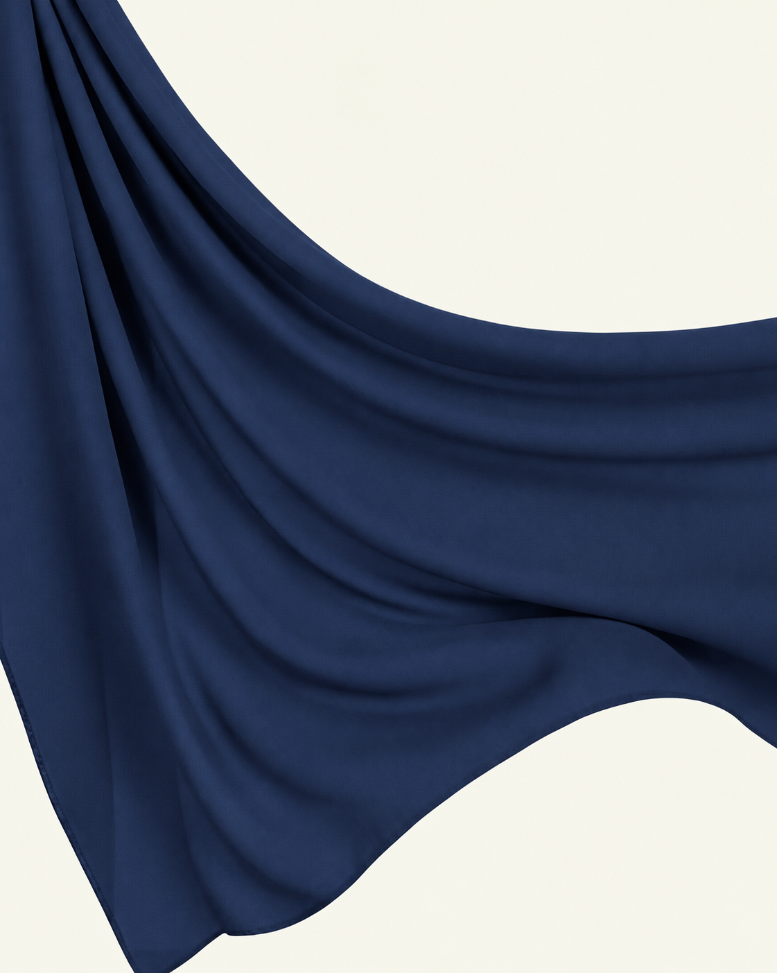 Malaysian Georgette - Navy