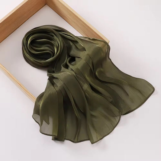 Organza Silk - Olive