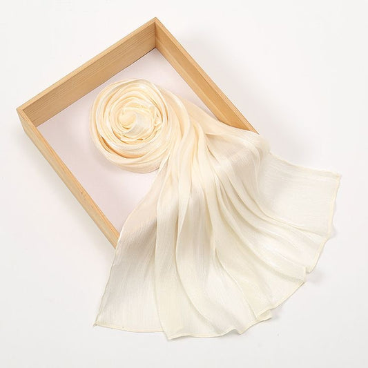 Organza Silk - Cream
