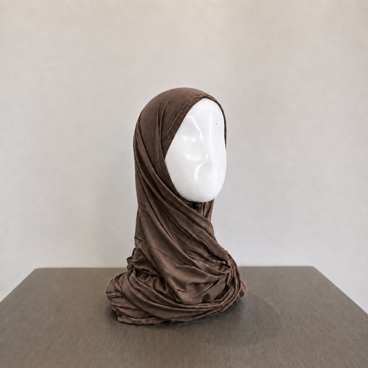 Bamboo Jersey Hijab - Walnut