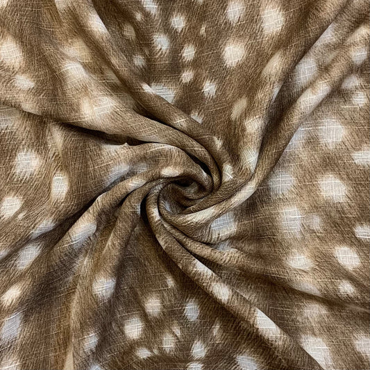 Deer Print - Light Brown