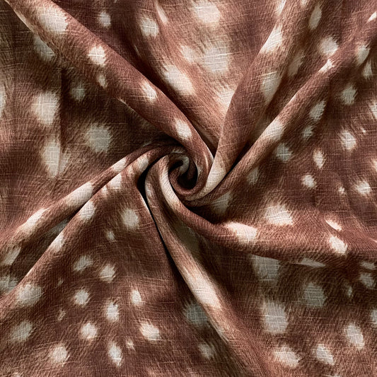 Deer Print - Burnt Umber