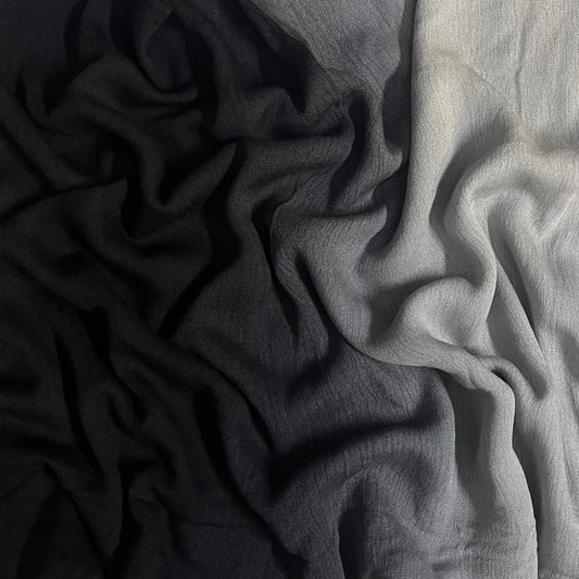 Ombre Modal Cotton - Smoke Grey