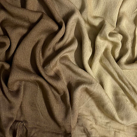 Ombre Modal Cotton - Caramel Latte