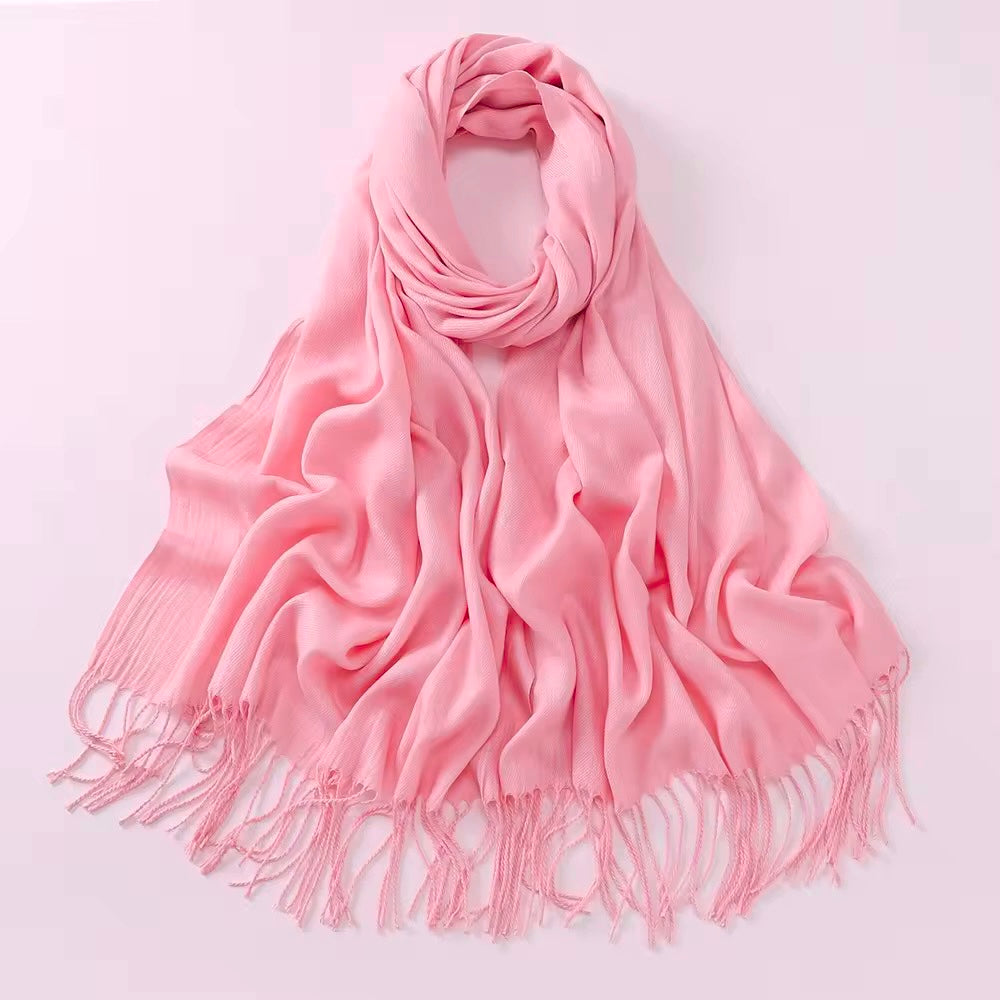 Cashmere Pashmina - Rosie Peach