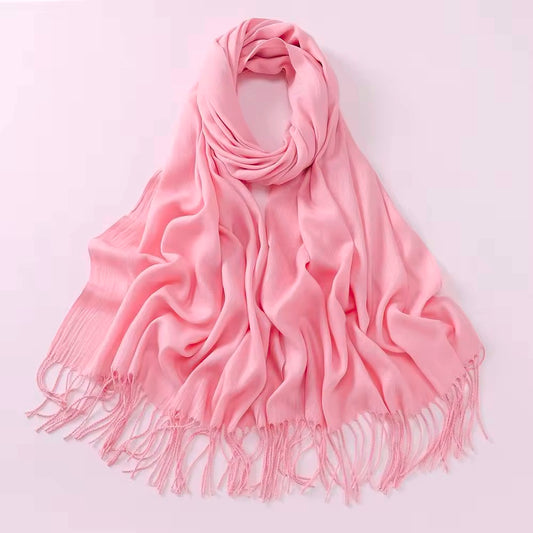 Cashmere Pashmina - Rosie Peach