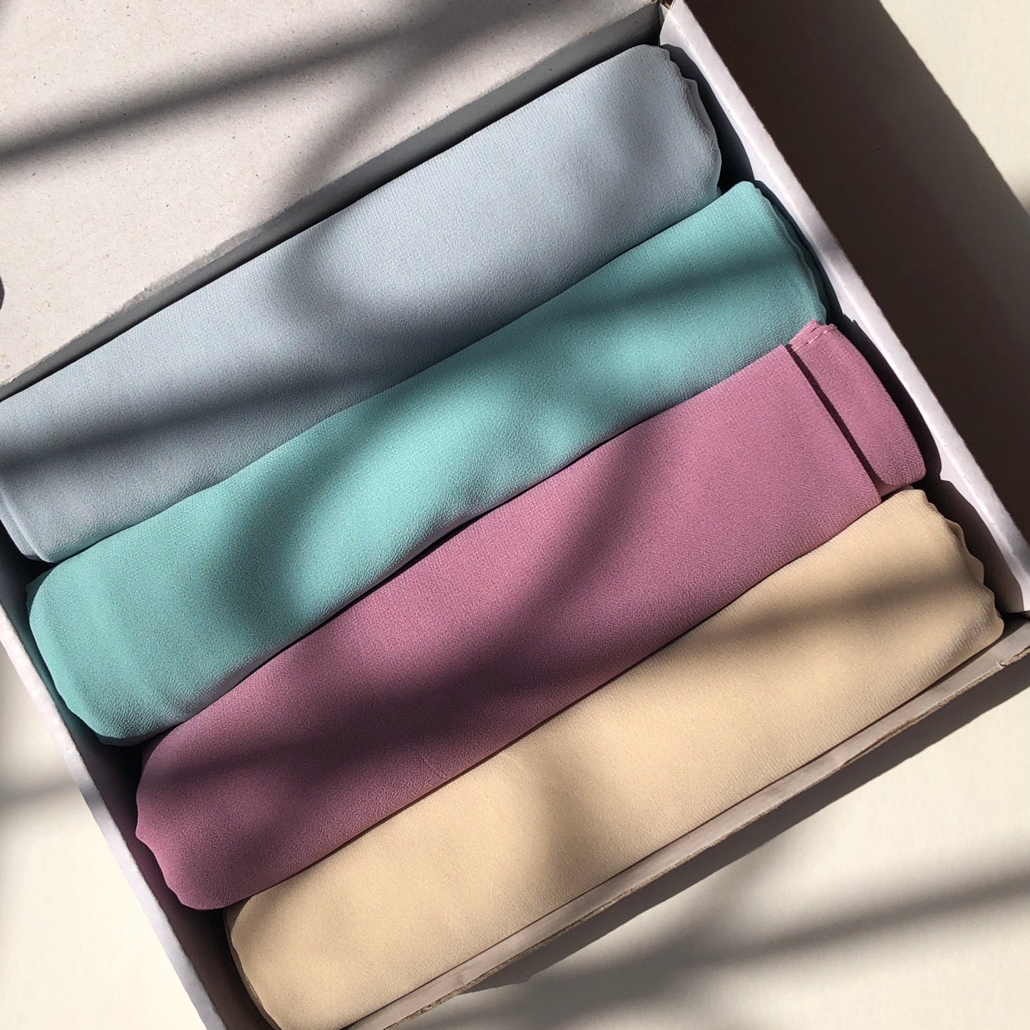 Georgette chiffon ( pastels)