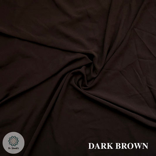 Chiffon Georgette - Dark Brown