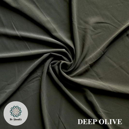 Chiffon Georgette - Deep Olive