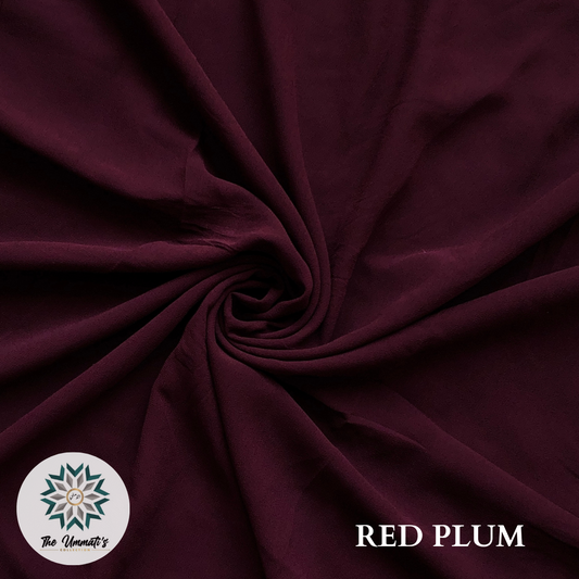 Chiffon Georgette - Red Plum