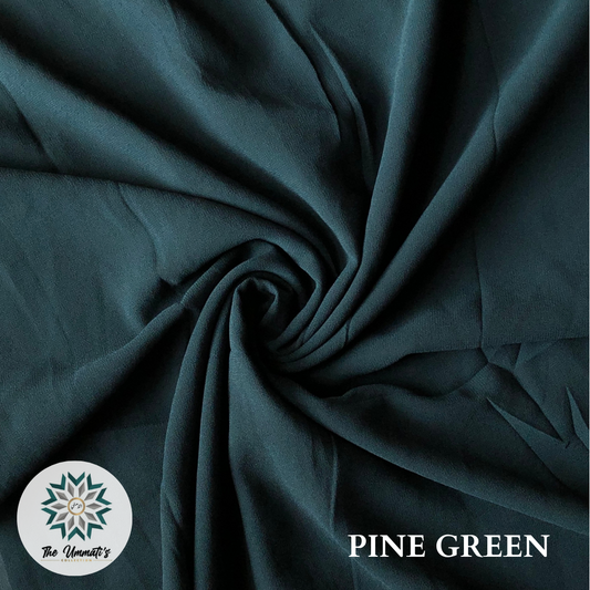 Chiffon Georgette - Pine Green