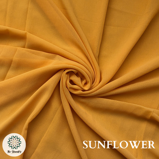 Chiffon Georgette - Sunflower